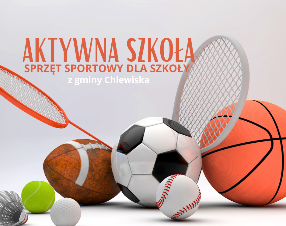 Program „Aktywna szkoła” – sprzęt sportowy dla szkoły z gminy Chlewiska