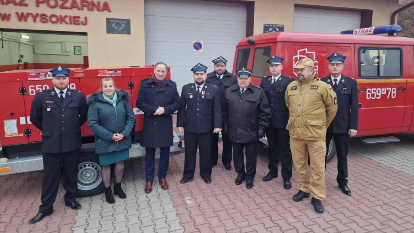 Agregat prądotwórczy z przyczepą dla OSP Wysoka