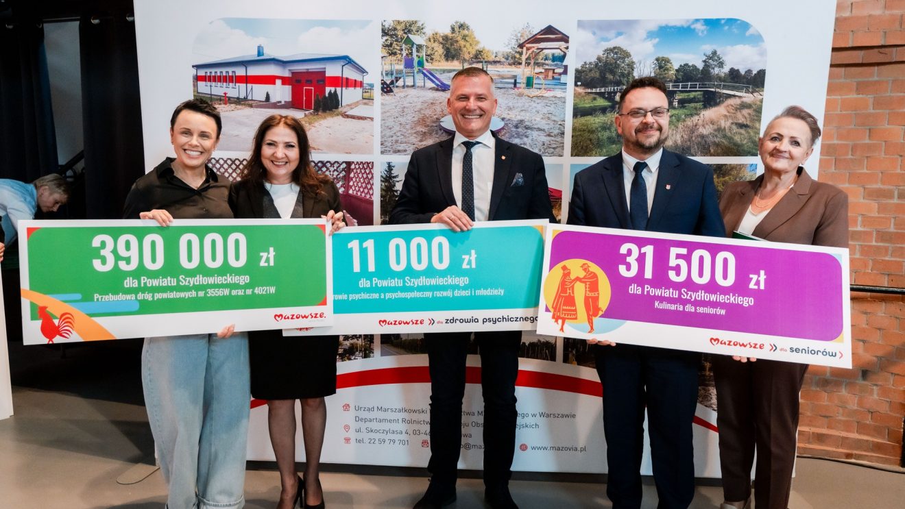 Wsparcie samorządu województwa mazowieckiego dla szydłowieckich samorządów