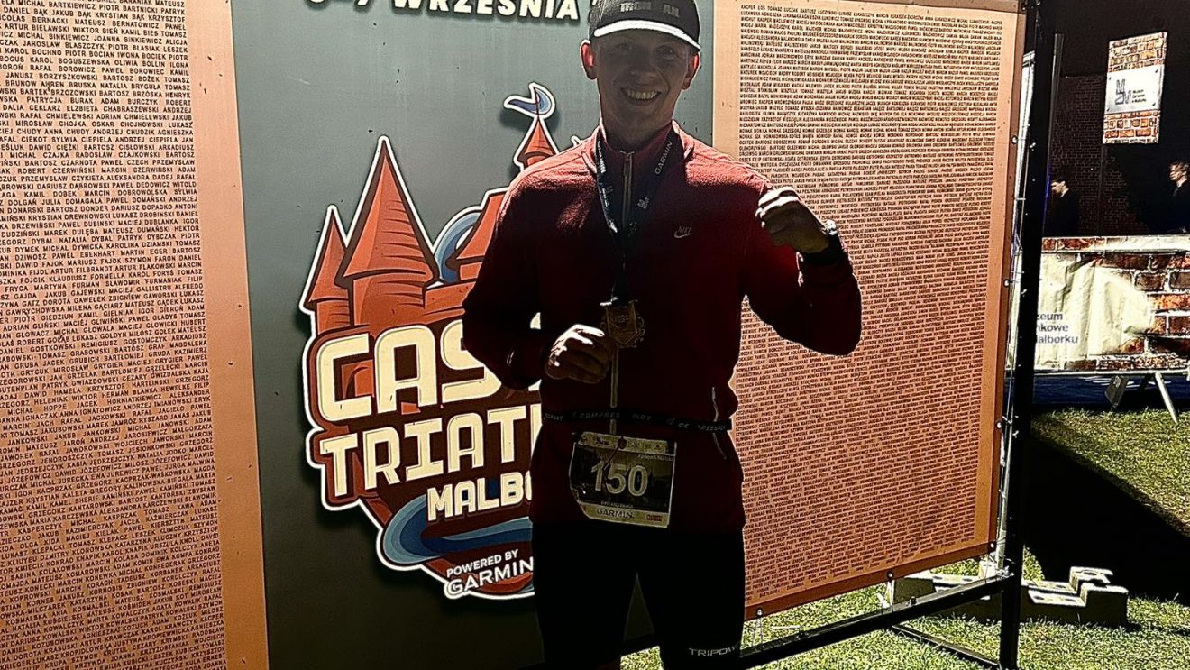Kacper Mamla z Chlewisk ukończył morderczy dystans Ironman!