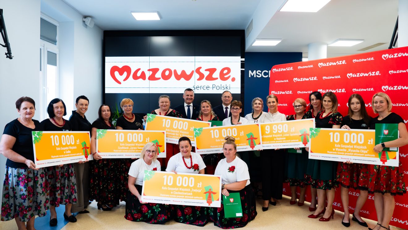 Koła Gospodyń Wiejskich z gminy Szydłowiec z dofinansowaniem!