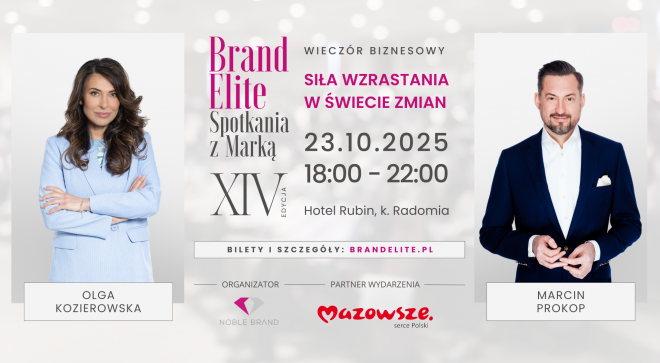 „Brand Elite – Spotkania z Marką” XIV Edycja Wieczoru Biznesowego