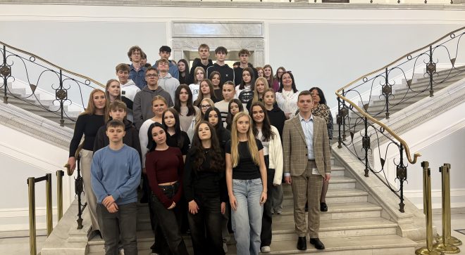 Uczniowie „Sienkiewicza” w Warszawie