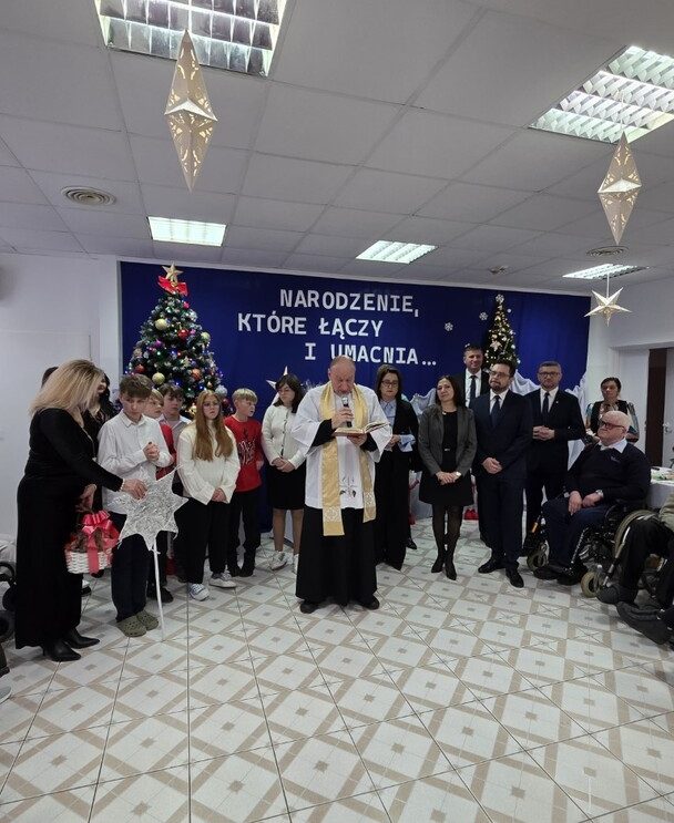 Wigilijne spotkanie w DPS „Dom Kombatanta” w Łaziskach Wigilijne spotkanie w DPS „Dom Kombatanta” w Łaziskach