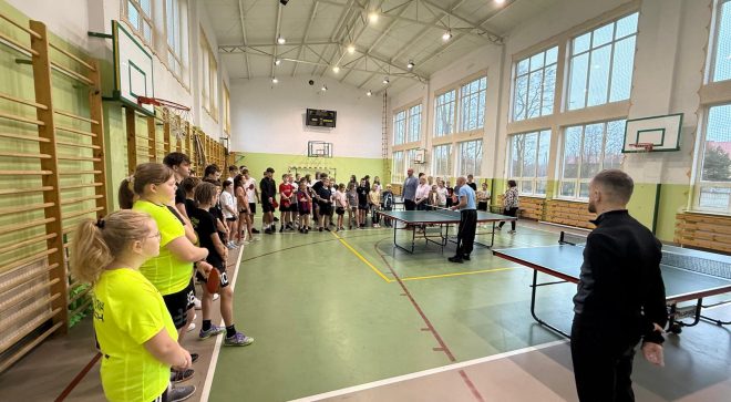 Gminny Międzyszkolny Turniej Tenisa Stołowego w Chlewiskach
