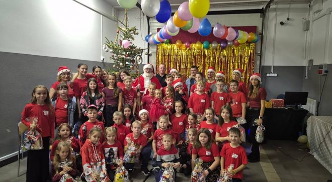 Mikołajkowe spotkanie dla dzieci w Chlewiskach