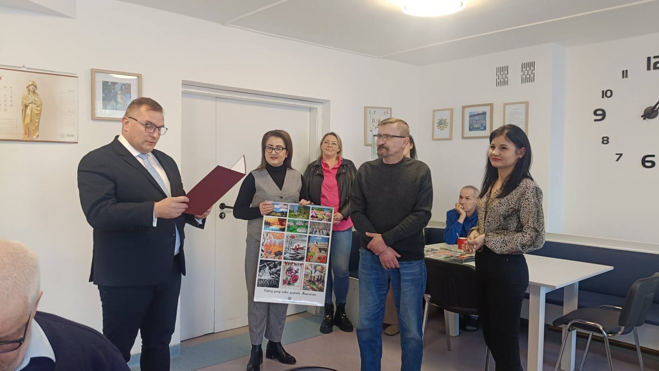 Sukces mieszkańca DPS „DK” w Łaziskach w konkursie plastycznym