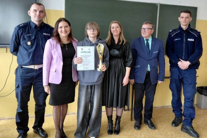 Powiatowe eliminacje Turnieju Bezpieczeństwa w Ruchu Drogowym w Mirowie Starym