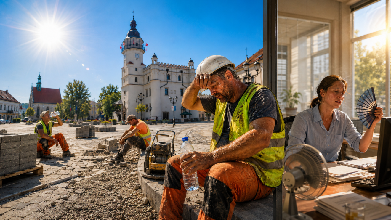 Upał zatrzyma pracę. Nowe przepisy ważne także dla pracowników z powiatu szydłowieckiego Upał zatrzyma pracę. Nowe przepisy ważne także dla pracowników z powiatu szydłowieckiego