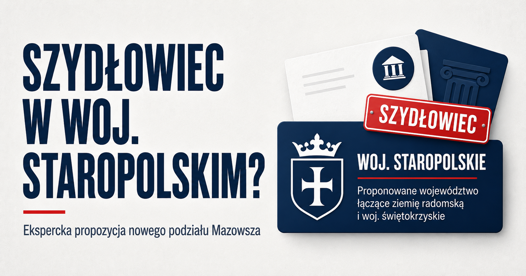 Szydłowiec przestanie być w województwie mazowieckim? W nowej koncepcji trafia do województwa staropolskiego