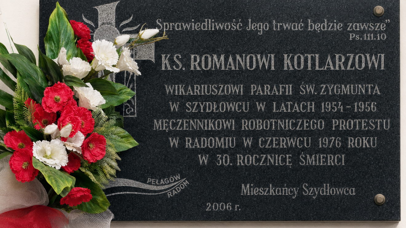 20 lat temu odsłonięto w Szydłowcu tablicę poświęconą ks. Romanowi Kotlarzowi 20 lat temu odsłonięto w Szydłowcu tablicę poświęconą ks. Romanowi Kotlarzowi
